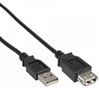Delock USB 2.0-Verlängerungskabel USB A - USB A 0.5 m - Kabeltyp: Verlängerungskabel - Detailfarbe: Schwarz - USB Standard: 2.0 (480 Mbps) - Länge: 0.5 m - USB Anschluss 2 (Endgerät): USB A - Geschlecht Anschluss 2 (Endgerät): Female (Buchse)