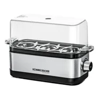 Rommelsbacher ER 300 Pentolino per uova 3 uovo/uova 300 W Acciaio inox, Trasparente