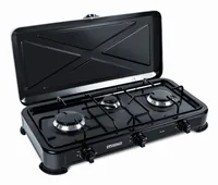 Promis KG300C 3-burner gas cooker, black