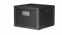 Equip 19 Netzwerkschrank Glastür PM 600x600mm 7HE schwarz