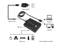 CONCEPTRONIC 4-Port Hub USB-A3.0->3xA2.0A3.0DC o.Netz. sw