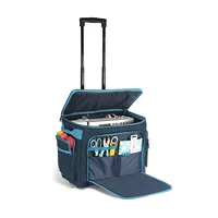 Prym Aufbewahrungstasche Trolley Jeans - Verpackungseinheit: 1 Stück - Detailfarbe: Hellblau - Dunkelblau - Produkttyp: Aufbewahrungstasche