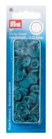 Prym Druckknöpfe Color Snaps Grau, Ø 12,4 mm, 30 Stück - Detailfarbe: Grau