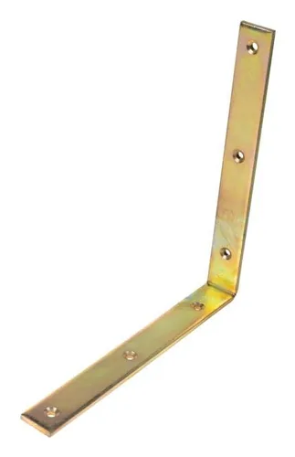 STRUCT Konstruktionswinkel 250 x 250 x 30 mm - Material: Stahl - Verpackungseinheit: 1 Stück - Oberfläche: verzinkt gelb - Produkttyp: Verbinder