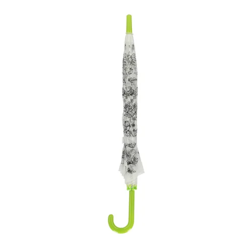 Esschert Design Bastelset Schirm Vögel zum Bemalen Grün/Weiss - Altersempfehlung ab: 3 Jahren - Set: Ja - Produktart: Bastelset