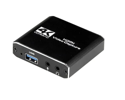 gembird USB-HDMI-Grabber, 4K, Pass-Through-HDMI