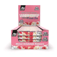 All Stars Riegel Whey Crisp Himbeere 50 g - Produktionsland: Deutschland - Anwendungszweck: Muskelaufbau - Einnahme: Nach Aktivität - Vor Aktivität - Nachhaltigkeit: Nicht angegeben - Gewicht pro Einheit: 50 g - Sportart: Fitness