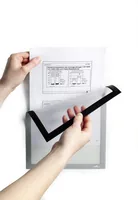 Durable 498823 magnetic frame A4 Silver