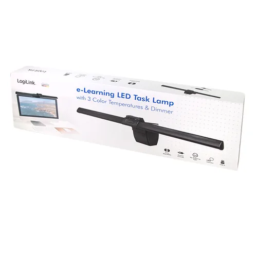 Logilink USB-LED-Arbeitslampe, 3 Farbtemperaturen Dimmer