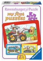 Ravensburger Puzzle Bagger,Traktor und Kipplader - Motiv: Arbeitswelt - Altersempfehlung ab: 30 Monaten - Tiefe: 17 cm - Eigenschaften: Keine Eigenschaft - Zertifikate: Keine Zertifizierung - Breite: 11 cm