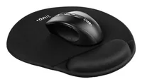 onit Mausmatte ERGO Premium Schwarz - Tiefe: 245 mm - Breite: 225 mm - Detailfarbe: Schwarz - Form: Oval - Höhe: 20 mm - Handgelenkauflage: Ja