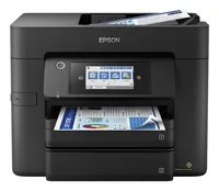 Epson Multifunktionsdrucker WorkForce Pro WF-4830DTWF - Druckertyp: Farbig - Total Fassungsvermögen Papierzuführungen: 500 Seiten - Mobildruck: Ja - Anzahl Papierzuführungen (maximal): 2 - Druckgeschwindigkeit (farbig): 12 PPM - Druckgeschwindigkeit (schw
