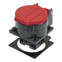 Steffen 13 6282 25 socket-outlet T25 Black, Red