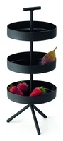 Philippi Etagere Felix 15 x 39 cm - Produkttyp: Etagere - Materialtyp: Metall - Material: Aluminium - Detailfarbe: Schwarz - Anzahl Etagen: 3 × - Stapelbar: Ja