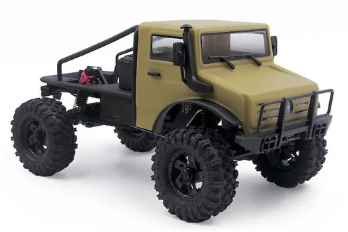 Absima Crawler CR18P V3 T-Hunter BL sand, 4WD, RTR, 1:18 - Fahrzeugtyp: Rock Crawler - Antrieb: 4x4 - Antriebsart: Elektro Brushless - Modellausführung: RTR (Ready to Run) - Benötigt zur Fertigstellung: Kein weiteres Zubehör nötig - Detailfarbe: Sand