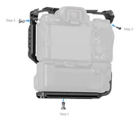 Smallrig 5908 Kamerakäfig für Alpha 1 II und Alpha 9 III - Detailfarbe: Schwarz