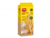 Dr.Schär Apéro Grissini glutenfrei 150 g - Produkttyp: Grissini & Salzstangen - Nährwertangabe pro: 100 g - Energiegehalt (in kj): 1701 KJ - Energiegehalt (in kcal): 402 Kcal - Fett: 6.3 g - Davon gesättigte Fettsäuren: 3.5 g