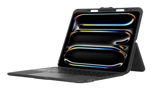 TARGUS Versavu - Tastatur und Folio mit Trackpad - kabellos - Bluetooth 5.0 - QWERTY - GB - Schwarz