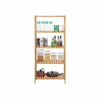 Songmics Regal 60 cm x 130 cm, Bambus/Nature - Eigenschaften: Keine Eigenschaft - Zertifikate: Keine Zertifizierung - Breite: 60 cm - Höhe: 130 cm - Tiefe: 26 cm - Detailfarbe: Bambus - Nature