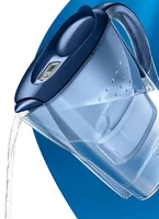 BRITA Wasserfilter Marella inkl. 1 Maxtra Pro All-in-1 - Kapazität gefiltert: 1.4 l - Filterwechselanzeige: Ja - Detailfarbe: Blau - Set: Ja - Material: Kunststoff
