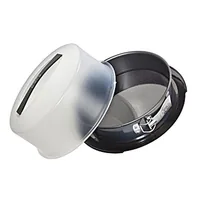 Zenker Springform mit Haube, Ø 28 cm - Materialtyp: Metall - Material: Stahl - Detailfarbe: Schwarz - Set: Nein - Backform Typ: Springform - Verpackungseinheit: 1 Stück