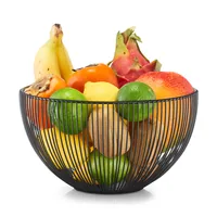 Zeller Present 27383 serving basket Round Metal Black