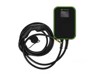 Green Cell EV14 electric vehicle charging station Black Aluminium Wall 3 Built-in display LCD