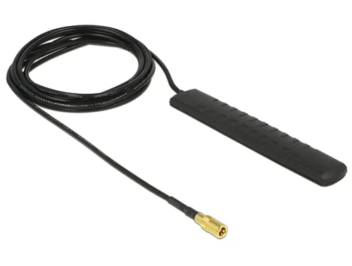 Delock DAB+/DVB-T2-Antenne SMB 174-690Mhz SMB 20 dBi Rundstrahl - Anwendungszweck Antenne: DAB+ - DVB-T2 - Anwendungsbereich Antenne: Indoor - Outdoor - Montage: Klebemontage - Abstrahlcharakteristik: Rundstrahl - MIMO: Nein - Antennengewinn Max.: 20 dBi
