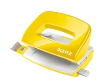 Leitz Locher NeXXt WOW Mini Gelb - Anzahl Lochsegmente: 2 - Stanzkapazität: 10 Seiten - Detailfarbe: Gelb