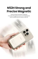 Ugreen 25208 power bank 10000 mAh Wireless charging Beige