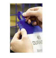 DURABLE Gitterboxtasche A5 quer 50er Pck blau