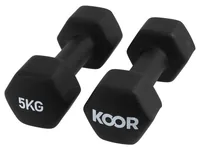 KOOR F00915 dumbbell Fixed-weight dumbbell 5 kg 2 pc(s)