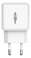 Ansmann USB-Wandladegerät Home Charger HC212, 12W, 2x USB, Weiss - Ladeport Output: 2x USB-A 12W - Detailfarbe: Weiss - USB Ladeanschluss (Output): 2