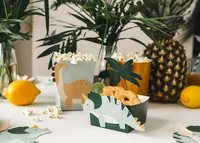 Partydeco Fingerfood-Schale Dinosaurier 1 Stück - Produkttyp: Fingerfood-Schale - Materialtyp: Papier - Material: Karton - Detailfarbe: Mehrfarbig - Verpackungseinheit: 1 Stück