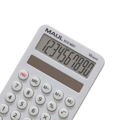MAUL ECO MD 1 calculatrice Poche Calculatrice à écran Blanc
