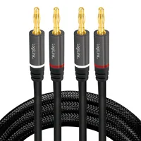 Logilink Lautsprecherkabel, 2x2.50 mm2 Bananenstecker 5m
