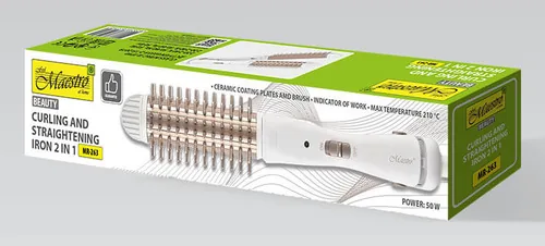 Hair curler and straightener 2in1 55W MAESTRO MR-263