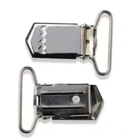 Prym Clips für Hosenträger 25 mm, Silber - Verpackungseinheit: 2 Stück - Detailfarbe: Silber - Produkttyp: Clips
