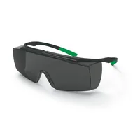 uvex Schweißerschutzbrille super f OTG schwarz/grün