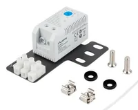 LANBERG 19 Thermostat 10A mit Rack-Halterung, grau