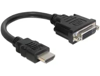 Delock Adapter HDMI - DVI-D - Kabeltyp: Adapter - Videoanschluss Seite A: HDMI - Videoanschluss Seite B: DVI-D