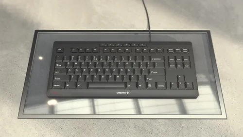 CHERRY STREAM TKL keyboard Universal USB QWERTZ Swiss White