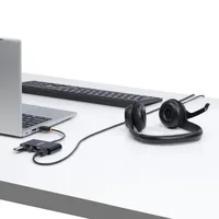 StarTech.com 4-Port USB 2.0 Hub, USB Bus Powered, Small Travel Mini USB Hub, USB 2.0 Splitter, Multi-Port Portable USB Hub, 480Mbps, Overcurrent Protection (OCP)