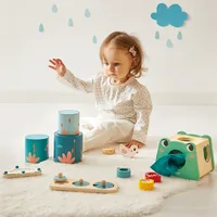 Janod Beschäftigungsspielzeug Box 12 Monate - Altersempfehlung ab: 1 Jahr - Material: FSC®-Holz - Eigenschaften: Keine Eigenschaft - Zertifikate: Keine Zertifizierung - Detailfarbe: Mehrfarbig