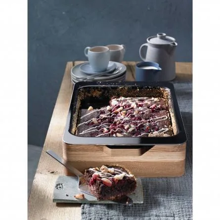 WMF Fusiontec Rectangular Ceramic, Steel, Wood Casserole baking dish
