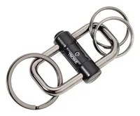 TROIKA KR22-09/BK key ring/case Black, Dark Grey