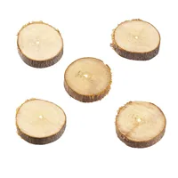 HobbyFun Holzscheiben Mini-Utensilien 20 mm, 10 Stück - Produkttyp: Holzscheiben - Detailfarbe: Braun - Verpackungseinheit: 10 Stück