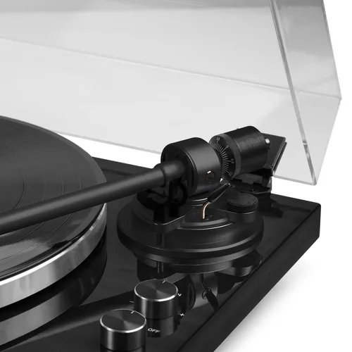 Audizio Plattenspieler Toledo Schwarz - Detailfarbe: Schwarz - Plattenspieler Antriebsart: Riemenantrieb - Platte Geschwindigkeit: 45 U/min - 33? U/min - Tonabnehmer: Dabei - Tonarm: Gerade - Anwender: HiFi