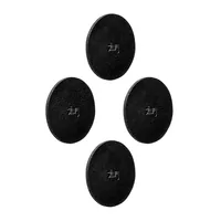Silwy Haken Metall-Nano-Gel-Pads, 4er-Set, Schwarz 5 cm - Verpackungseinheit: 4 Stück - Material: Magnet - Detailfarbe: Schwarz - Maximale Tragkraft: 0 kg - Widerstandsfähigkeit: Outdoor - Klebehaftung: Ablösbar
