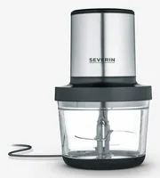 Severin Zerkleinerer Chopper KM 3867 1 l - Detailfarbe: Grau - Gerätetyp: Zerkleinerer - Volumen: 1 l - Ausstattung: Arbeitsbehälter - Aufsatz zum Emulgieren - Deckel